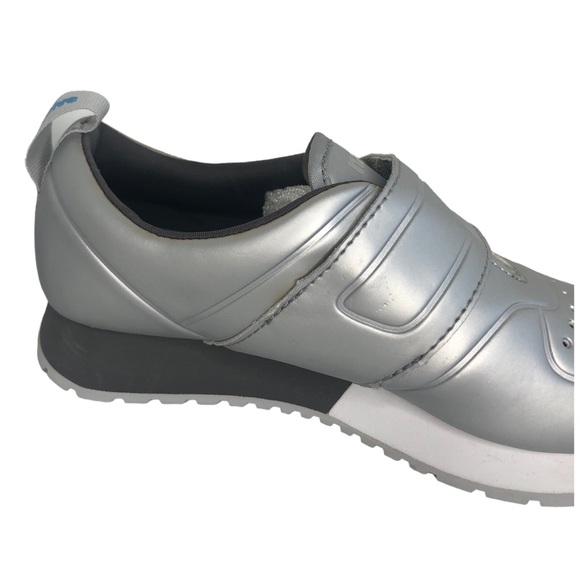 🆕 Native Cornell Metallic Silver Sneakers Big Kids Size 3 - Picture 9 of 13